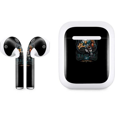 Liquid Blue NFL Philadelphia Eagles Running Back Apple AirPods Skin