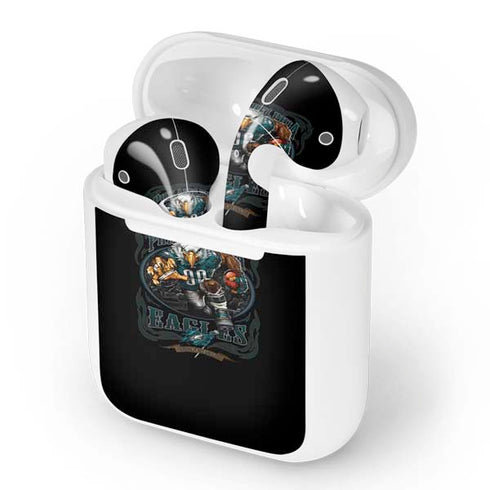Liquid Blue NFL Philadelphia Eagles Running Back Apple AirPods Skin