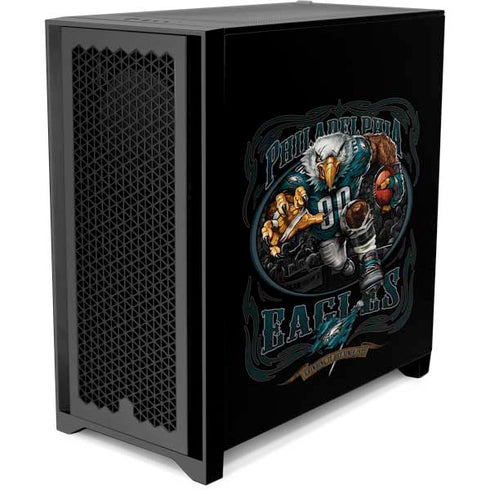 Liquid Blue NFL Philadelphia Eagles Running Back Corsair 4000D Tempered Glass Mid-Tower ATX Case Skin