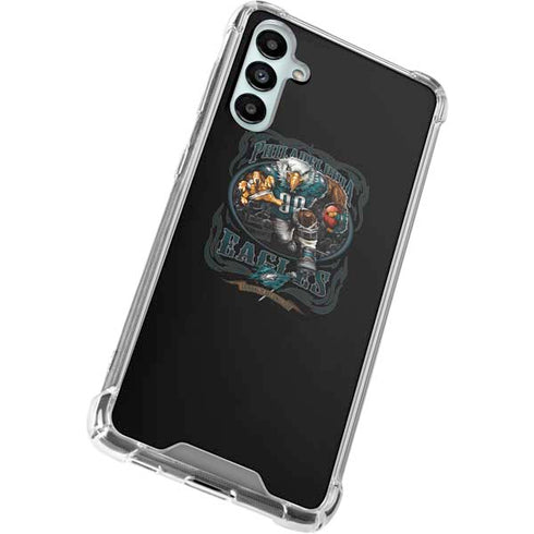 Liquid Blue NFL Philadelphia Eagles Running Back Galaxy A14 5G Clear Case