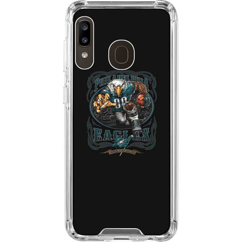Liquid Blue NFL Philadelphia Eagles Running Back Galaxy A30 Clear Case