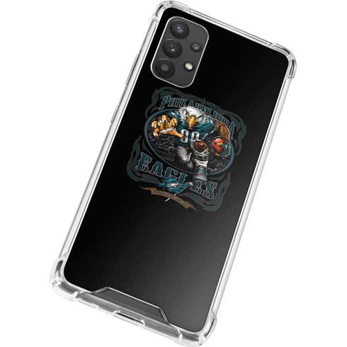 Liquid Blue NFL Philadelphia Eagles Running Back Galaxy A32 5G Clear Case