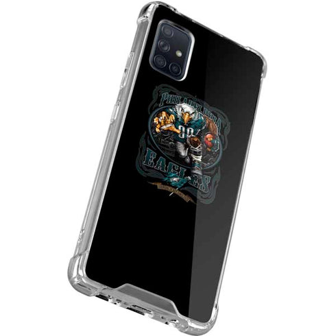 Liquid Blue NFL Philadelphia Eagles Running Back Galaxy A51 5G Clear Case