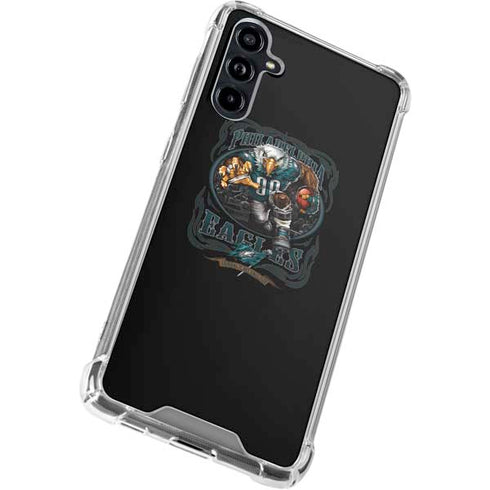 Liquid Blue NFL Philadelphia Eagles Running Back Galaxy A54 5G Clear Case