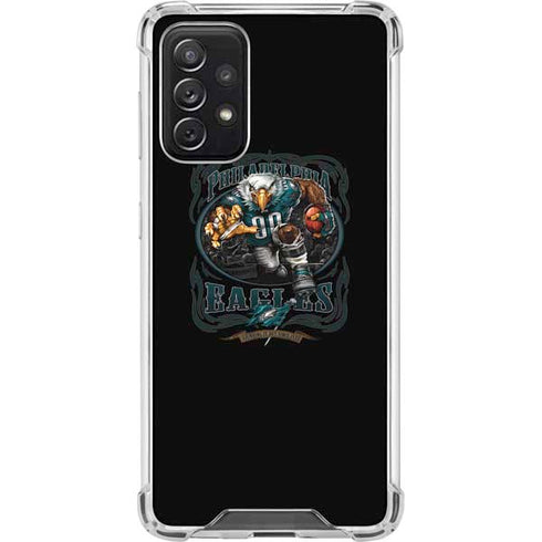 Liquid Blue NFL Philadelphia Eagles Running Back Galaxy A72 5G Clear Case