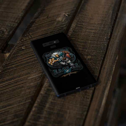 Liquid Blue NFL Philadelphia Eagles Running Back Galaxy Note 9 Skin