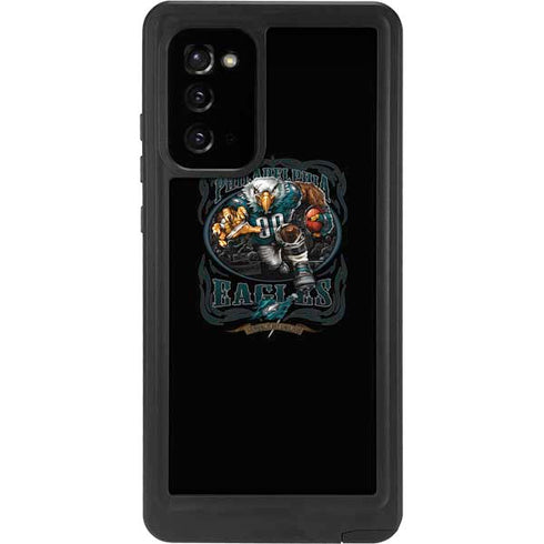 Liquid Blue NFL Philadelphia Eagles Running Back Galaxy Note20 5G Waterproof Case