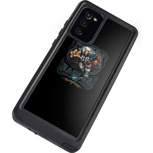 Liquid Blue NFL Philadelphia Eagles Running Back Galaxy Note20 5G Waterproof Case