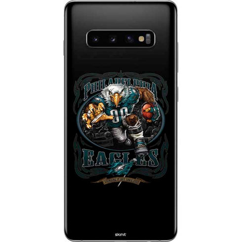 Liquid Blue NFL Philadelphia Eagles Running Back Galaxy S10 Plus Skin