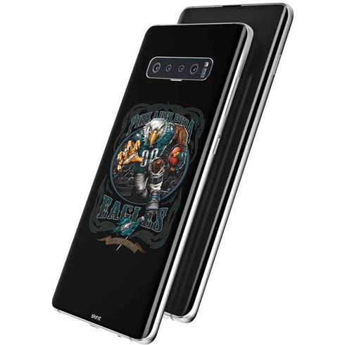 Liquid Blue NFL Philadelphia Eagles Running Back Galaxy S10 Plus Skin
