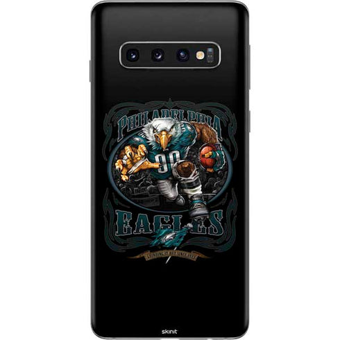 Liquid Blue NFL Philadelphia Eagles Running Back Galaxy S10 Skin
