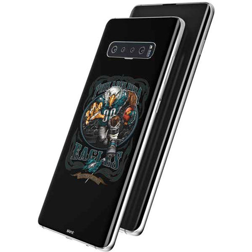 Liquid Blue NFL Philadelphia Eagles Running Back Galaxy S10 Skin