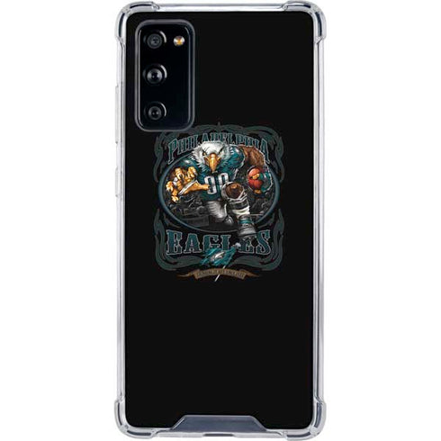 Liquid Blue NFL Philadelphia Eagles Running Back Galaxy S20 FE Clear Case