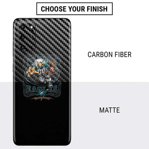 Liquid Blue NFL Philadelphia Eagles Running Back Galaxy S20 Plus Skin