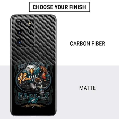 Liquid Blue NFL Philadelphia Eagles Running Back Galaxy S20 Ultra 5G Skin