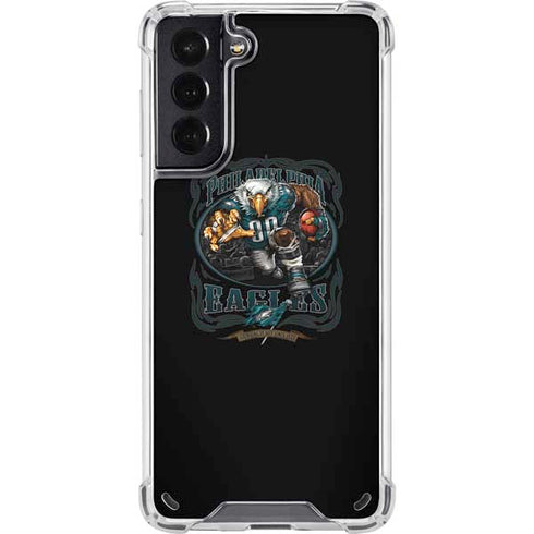 Liquid Blue NFL Philadelphia Eagles Running Back Galaxy S21 5G Clear Case