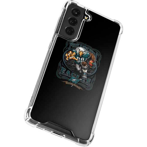 Liquid Blue NFL Philadelphia Eagles Running Back Galaxy S21 FE Clear Case