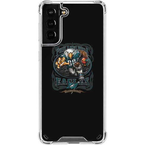Liquid Blue NFL Philadelphia Eagles Running Back Galaxy S21 Plus 5G Clear Case