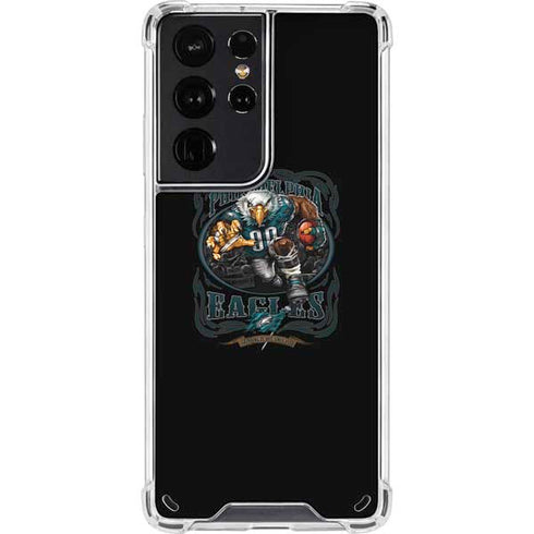Liquid Blue NFL Philadelphia Eagles Running Back Galaxy S21 Ultra 5G Clear Case