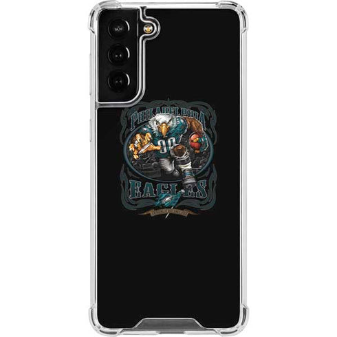 Liquid Blue NFL Philadelphia Eagles Running Back Galaxy S22 Plus Clear Case