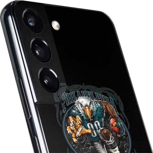 Liquid Blue NFL Philadelphia Eagles Running Back Galaxy S22 Skin