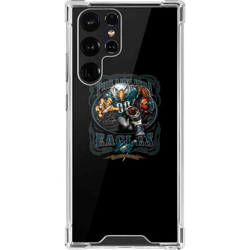 Liquid Blue NFL Philadelphia Eagles Running Back Galaxy S22 Ultra Clear Case