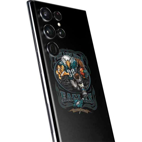 Liquid Blue NFL Philadelphia Eagles Running Back Galaxy S22 Ultra Skin