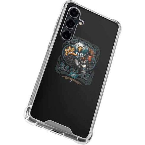 Liquid Blue NFL Philadelphia Eagles Running Back Galaxy S23 FE Clear Case