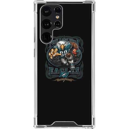 Liquid Blue NFL Philadelphia Eagles Running Back Galaxy S24 Ultra Clear Case