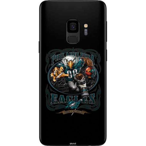 Liquid Blue NFL Philadelphia Eagles Running Back Galaxy S9 Skin