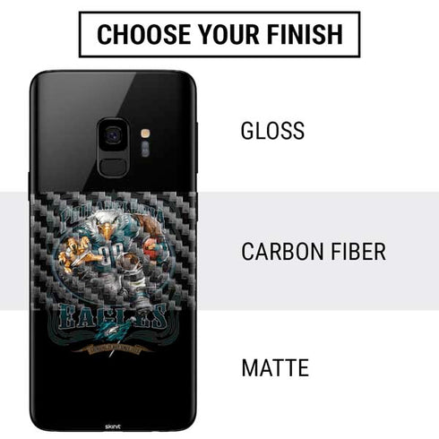 Liquid Blue NFL Philadelphia Eagles Running Back Galaxy S9 Skin