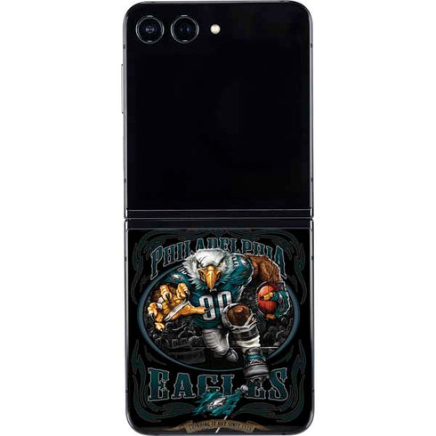 Liquid Blue NFL Philadelphia Eagles Running Back Galaxy Z Flip5 5G Skin