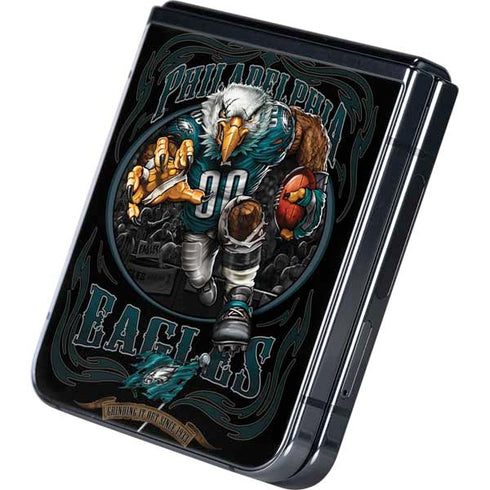 Liquid Blue NFL Philadelphia Eagles Running Back Galaxy Z Flip5 5G Skin