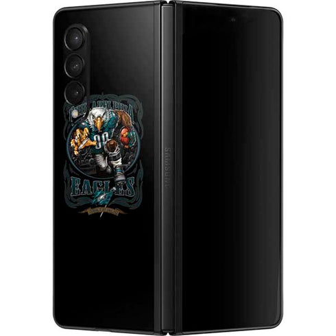Liquid Blue NFL Philadelphia Eagles Running Back Galaxy Z Fold3 5G Skin