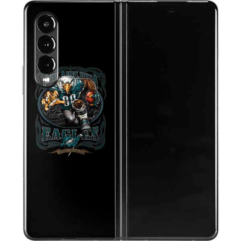 Liquid Blue NFL Philadelphia Eagles Running Back Galaxy Z Fold3 5G Skin