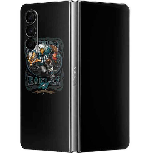 Liquid Blue NFL Philadelphia Eagles Running Back Galaxy Z Fold4 5G Skin