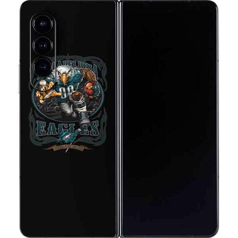 Liquid Blue NFL Philadelphia Eagles Running Back Galaxy Z Fold4 5G Skin