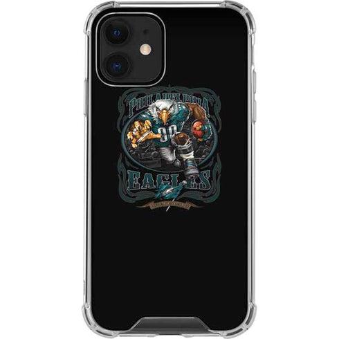 Liquid Blue NFL Philadelphia Eagles Running Back iPhone 12 Clear Case