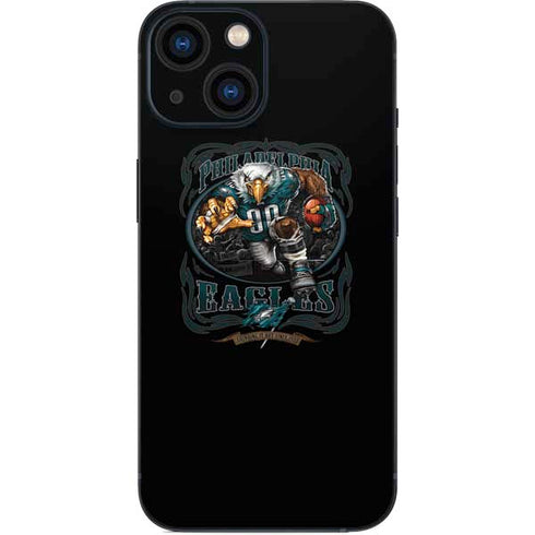 Liquid Blue NFL Philadelphia Eagles Running Back iPhone 13 Mini Skin