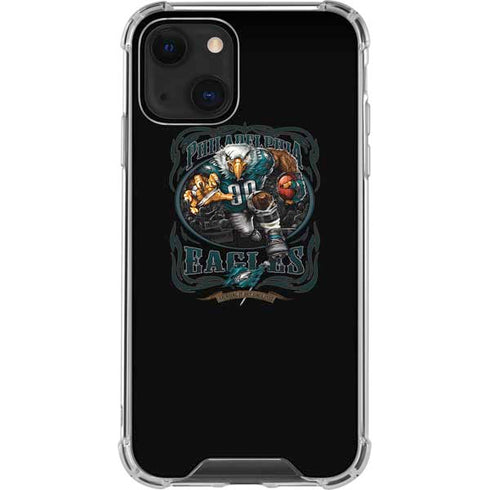 Liquid Blue NFL Philadelphia Eagles Running Back iPhone 14 Clear Case