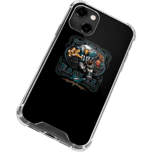 Liquid Blue NFL Philadelphia Eagles Running Back iPhone 14 Clear Case