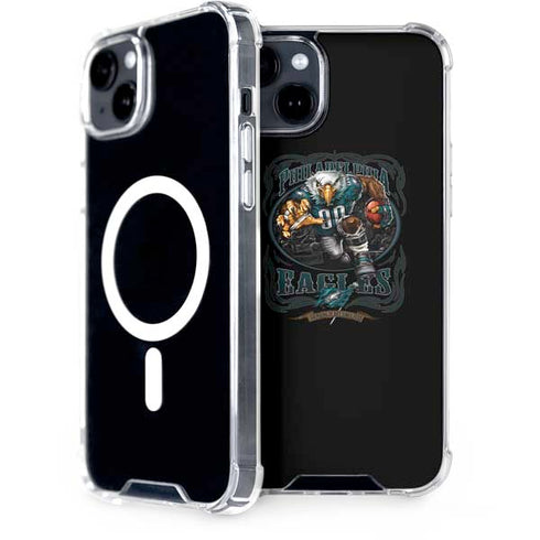 Liquid Blue NFL Philadelphia Eagles Running Back iPhone 15 MagSafe Case