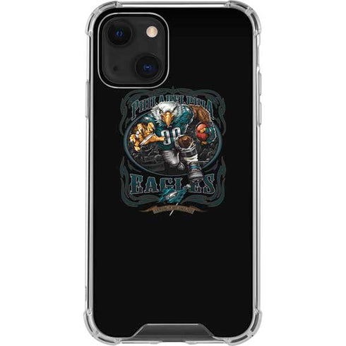 Liquid Blue NFL Philadelphia Eagles Running Back iPhone 14 Plus Clear Case