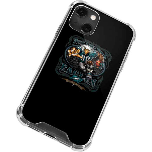 Liquid Blue NFL Philadelphia Eagles Running Back iPhone 14 Plus Clear Case