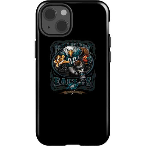 Liquid Blue NFL Philadelphia Eagles Running Back iPhone 15 Impact Case