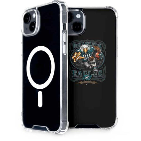 Liquid Blue NFL Philadelphia Eagles Running Back iPhone 14 Plus MagSafe Case