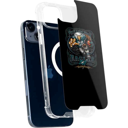 Liquid Blue NFL Philadelphia Eagles Running Back iPhone 15 Plus MagSafe Case