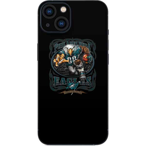 Liquid Blue NFL Philadelphia Eagles Running Back iPhone 15 Plus Skin