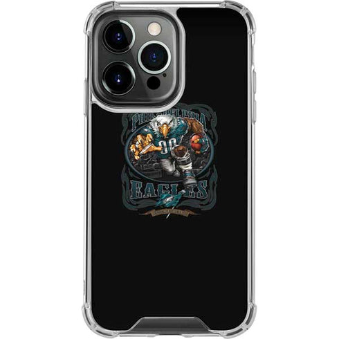Liquid Blue NFL Philadelphia Eagles Running Back iPhone 14 Pro Clear Case