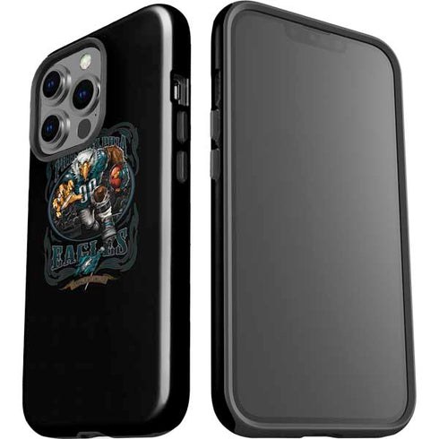 Liquid Blue NFL Philadelphia Eagles Running Back iPhone 14 Pro Impact Case